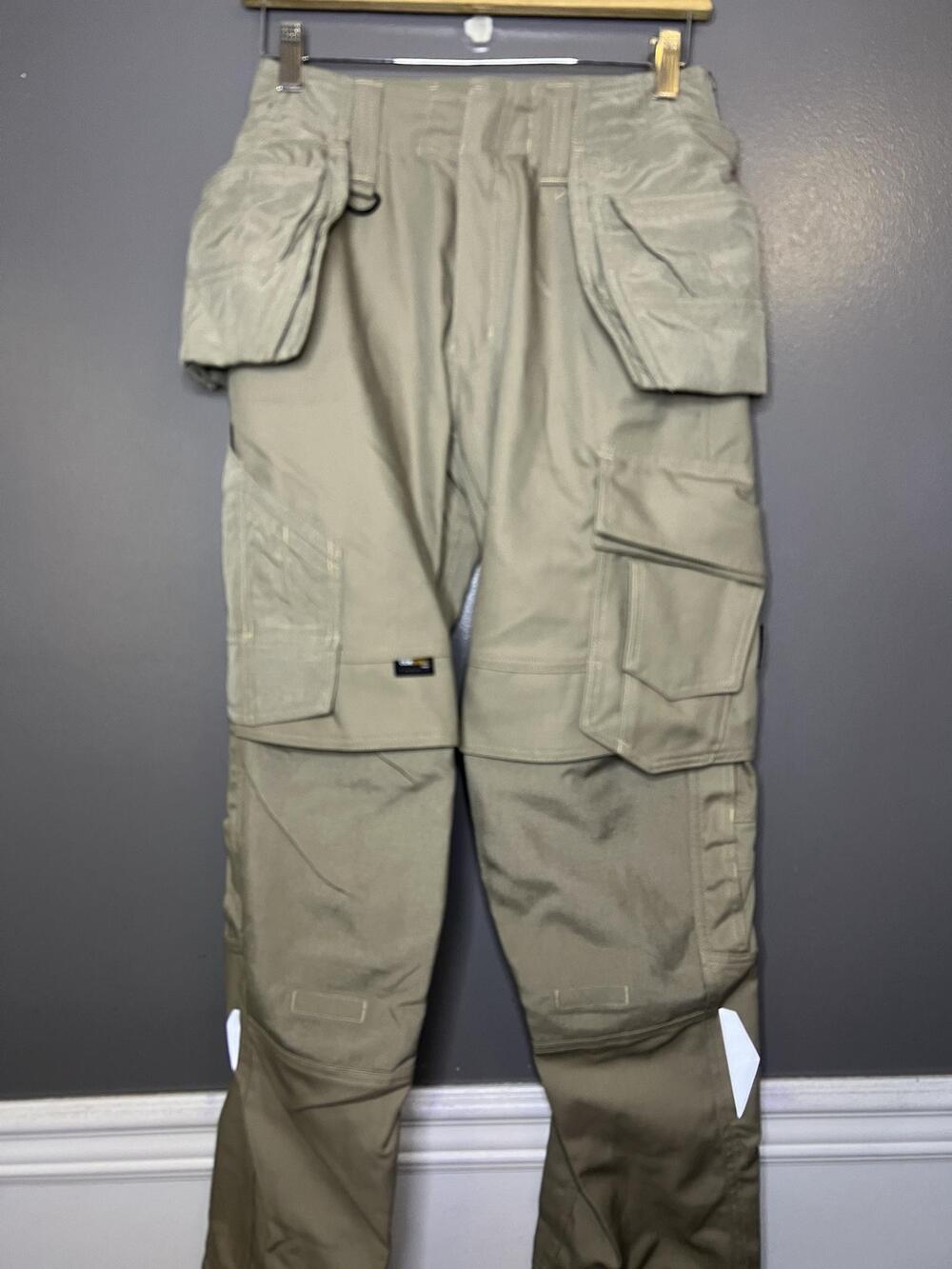 Mascot Cargo Pants Mens 28x32 Beige Madrid Hardwear Workwear 15031-010-55